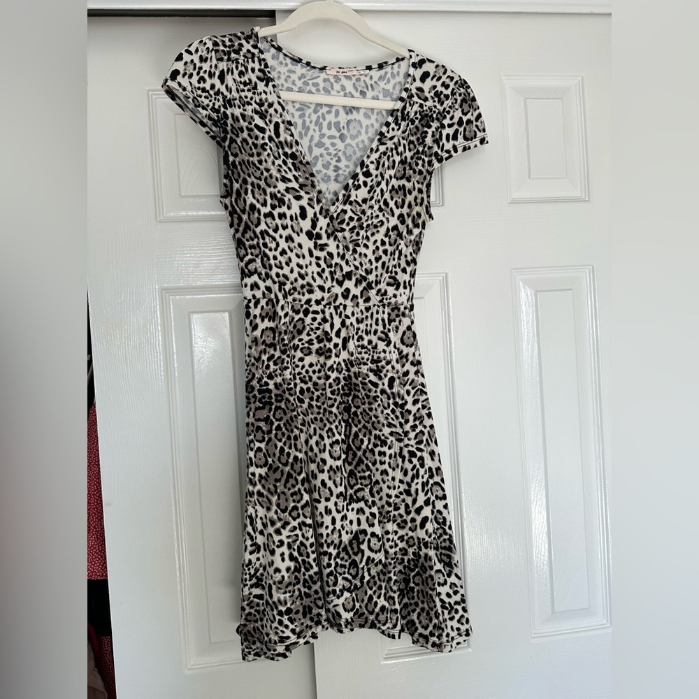 Leopard shift dress
